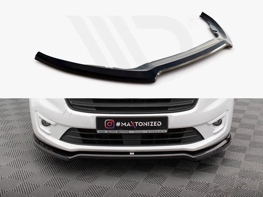 Maxton Design Front Splitter V.1 Ford Transit Connect Mk2 Facelift 1