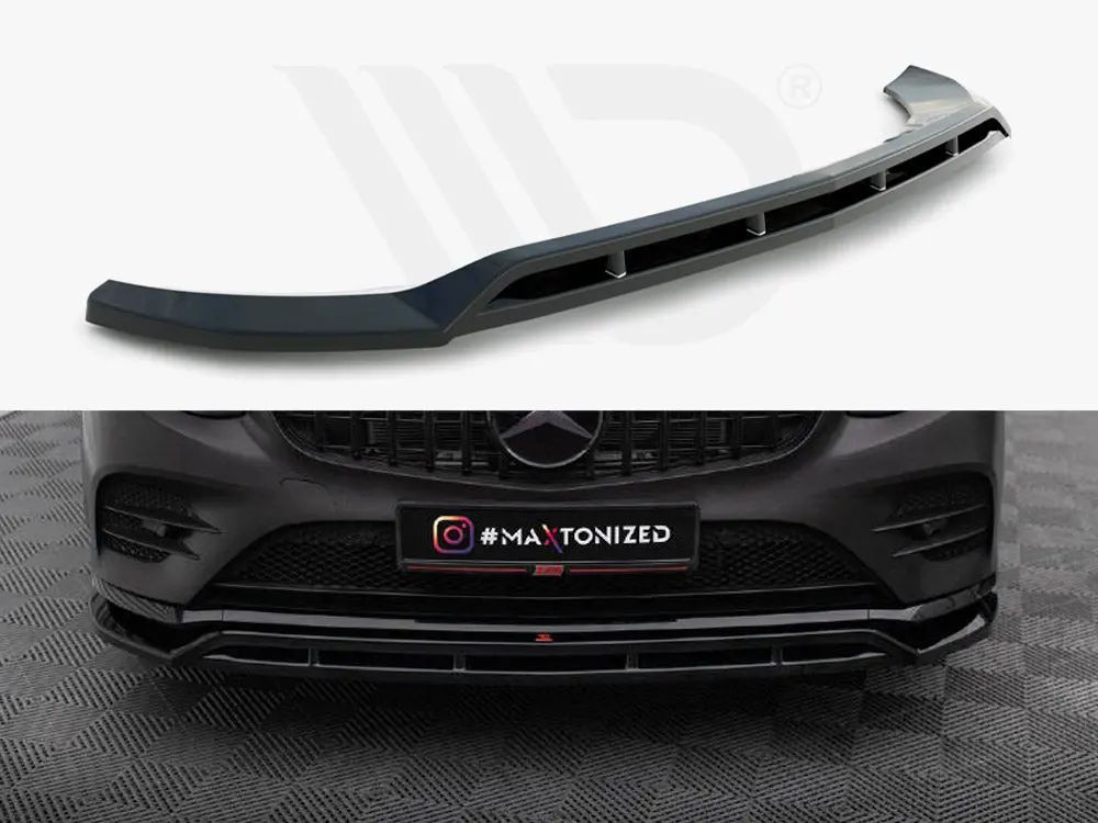 Maxton Design Front Splitter Mercedes-Benz Glc Coupe Amg-Line / 43 Amg C253 1