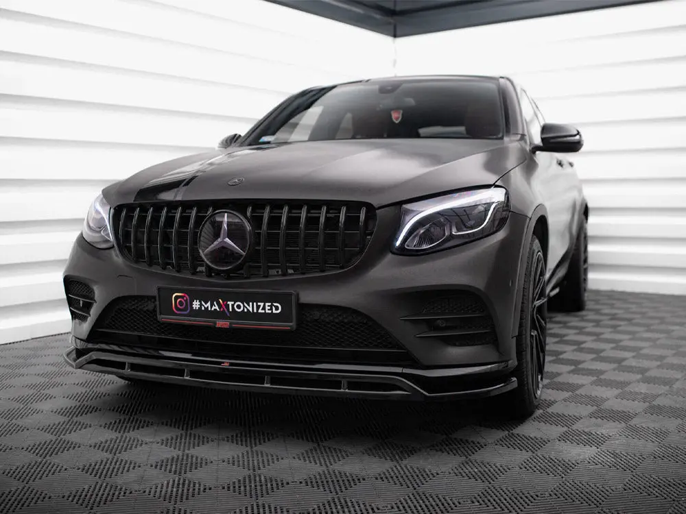 Maxton Design Front Splitter Mercedes-Benz Glc Coupe Amg-Line / 43 Amg C253 2