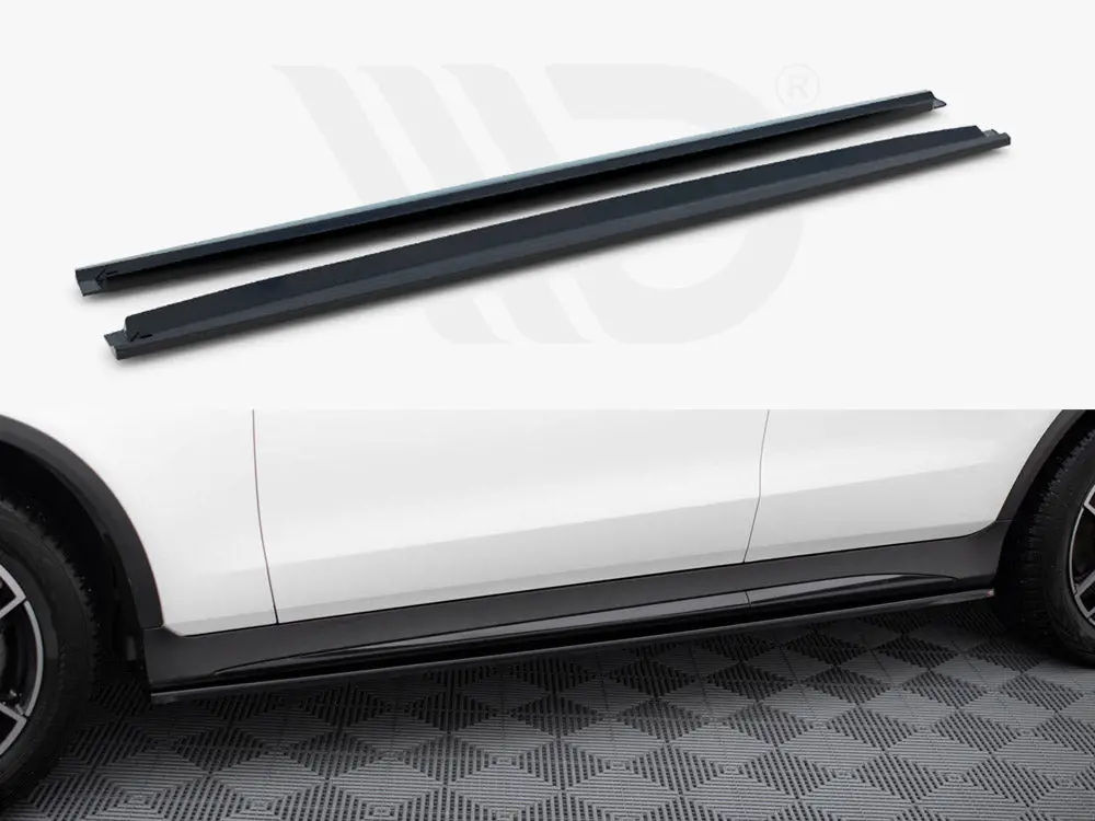 Maxton Design Side Skirts Diffusers V.3 Mercedes-Benz Glc Coupe Amg-Line C253 1