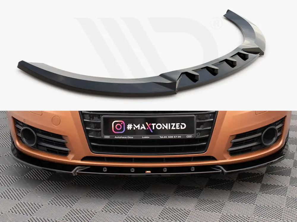 Maxton Design Front Splitter V.2 Audi A7 C7 1