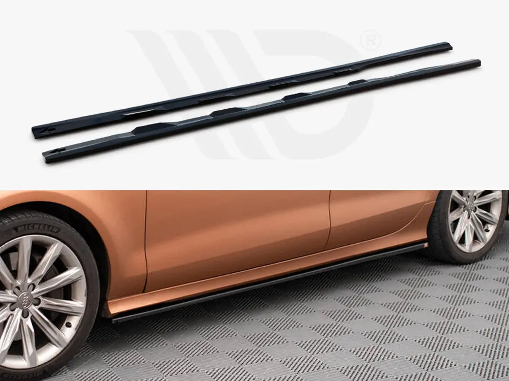 Maxton Design Side Skirts Diffusers V.3 Audi A7 S-Line / S7 C7 1