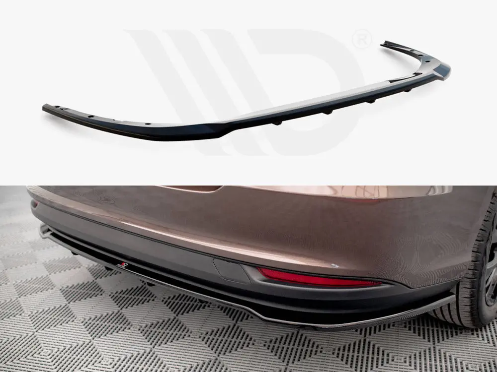Maxton Design Central Rear Splitter (Vertical Bars) Fiat Tipo S Sedan Mk1 1