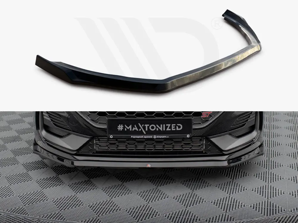 Maxton Design Front Splitter V.3 Ford Fiesta St / St-Line Mk8 Facelift 1