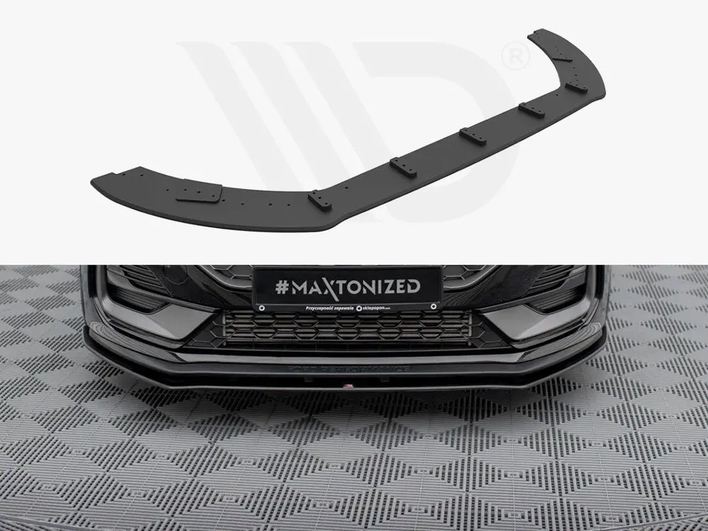 Maxton Design Street Pro Front Splitter Ford Fiesta St Mk8 Facelift 1