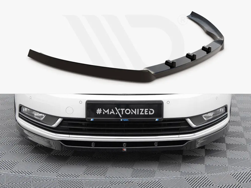 Maxton Design Front Splitter Vw Passat B7 1