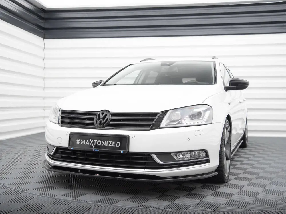 Maxton Design Front Splitter V.1 Vw Passat B7 R-Line 2