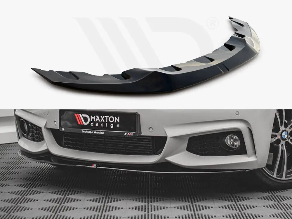 Maxton Design Front Splitter V.2 Bmw 4 F32 M-Sport (Gts-Look) 1