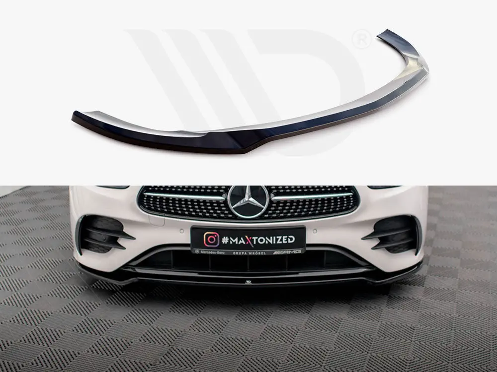 Maxton Design Front Splitter V.1 Mercedes-Benz E W213 Coupe (C238) / Cabriolet (A238) Amg-Line / 53 Amg 1