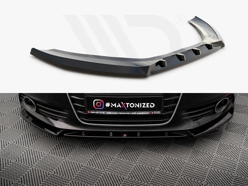 Maxton Design Front Splitter V.2 Audi A6 C7 1