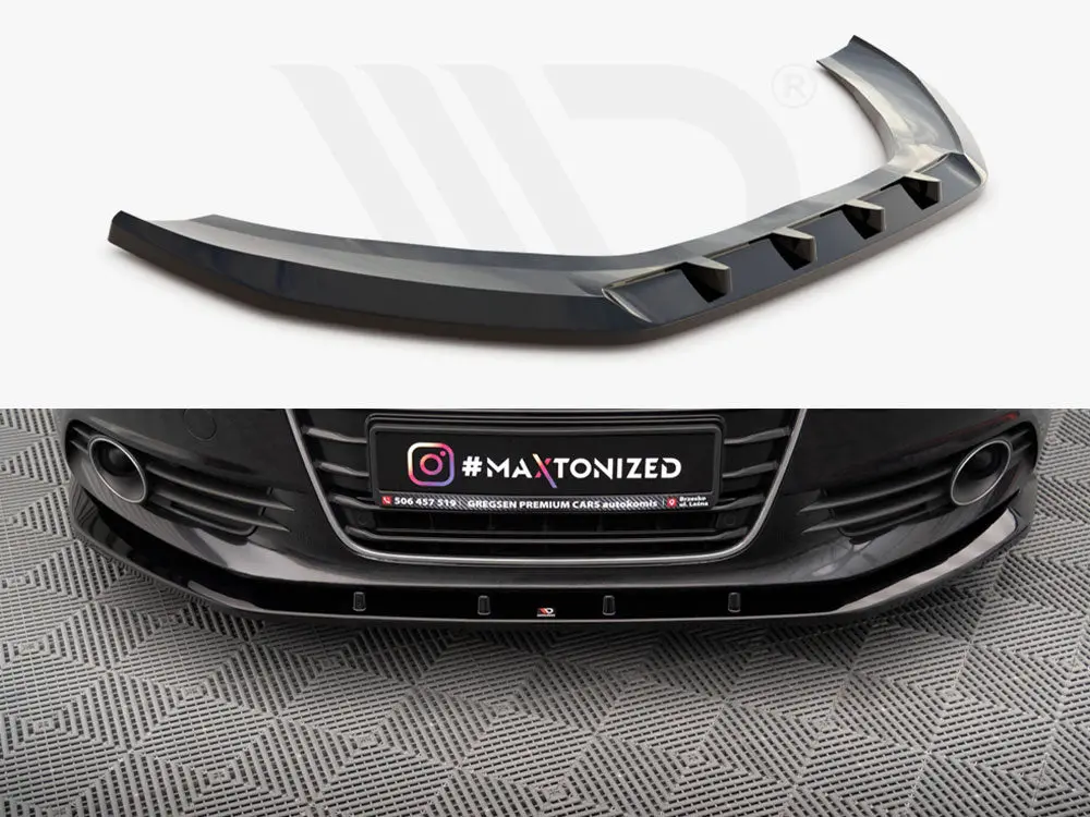 Maxton Design Front Splitter V.3 Audi A6 C7 1