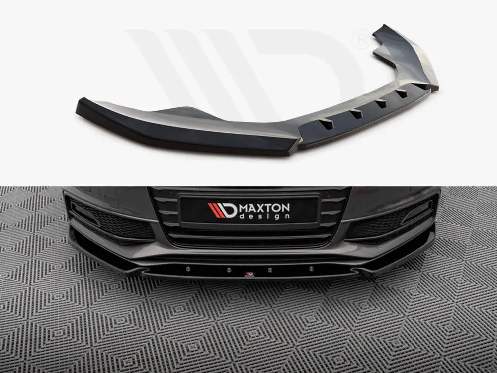 Maxton Design Front Splitter V.3 Audi A4 S-Line / S4 B8 Facelift 1