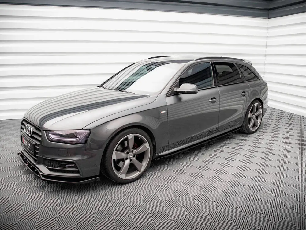 Maxton Design Side Skirts Diffusers V.2 Audi A4 / A4 S-Line / S4 B8 2