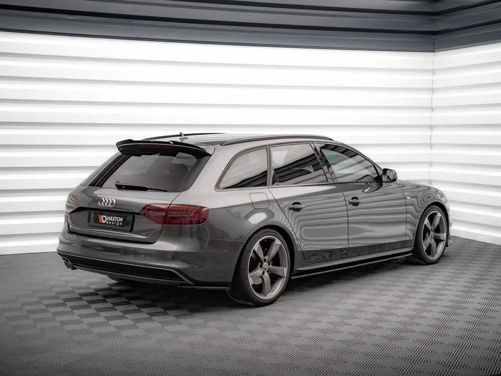 Maxton Design Rear Side Splitters V.2 Audi A4 S-Line Avant B8 Facelift 2