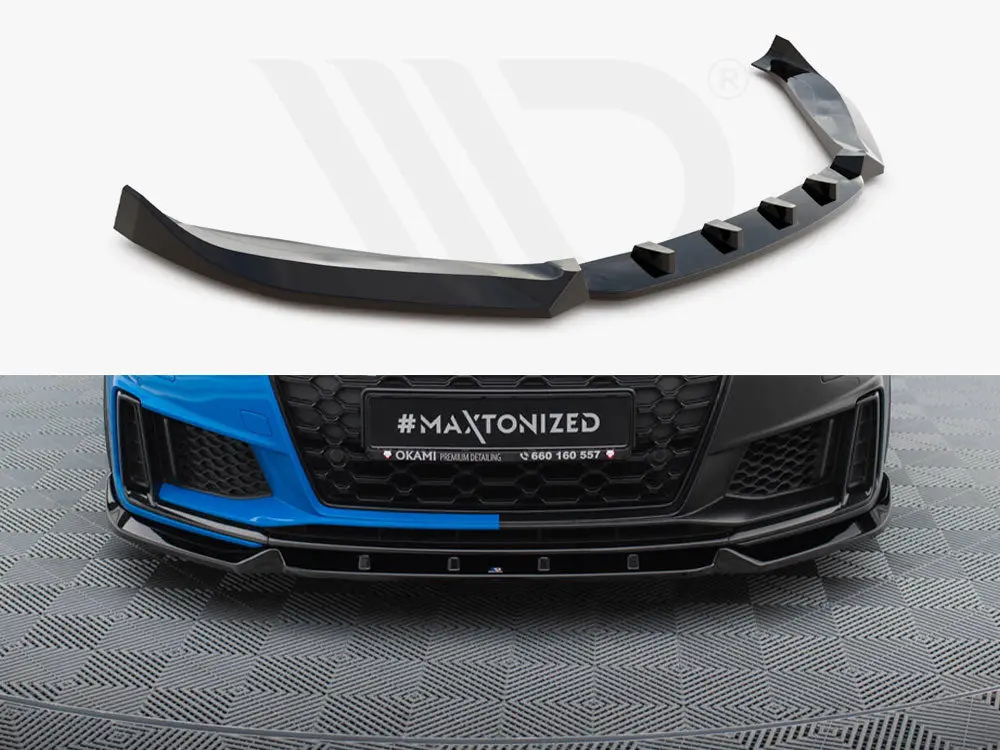Maxton Design Front Splitter V.1 Audi Tt S 8S Facelift 1
