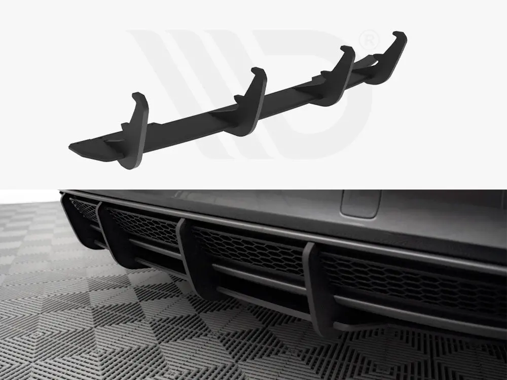 Maxton Design Street Pro Rear Diffuser Audi A4 S-Line B8 Facelift 1