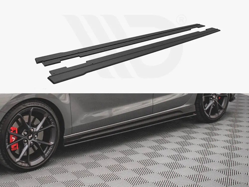 Maxton Design Street Pro Side Skirt Diffusers V.2 Hyundai I30 N / N-Line Hatchback / Fastback Mk3 / Mk3 Facelift 1