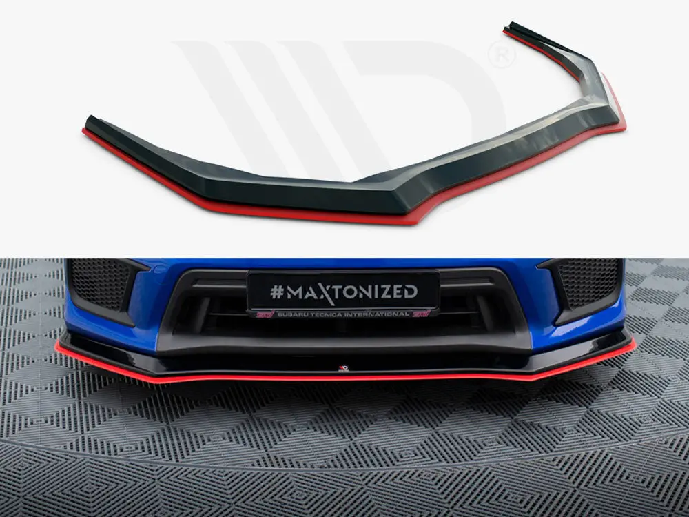 Maxton Design Front Splitter V.2 Subaru Wrx Sti Mk1 Facelift 1