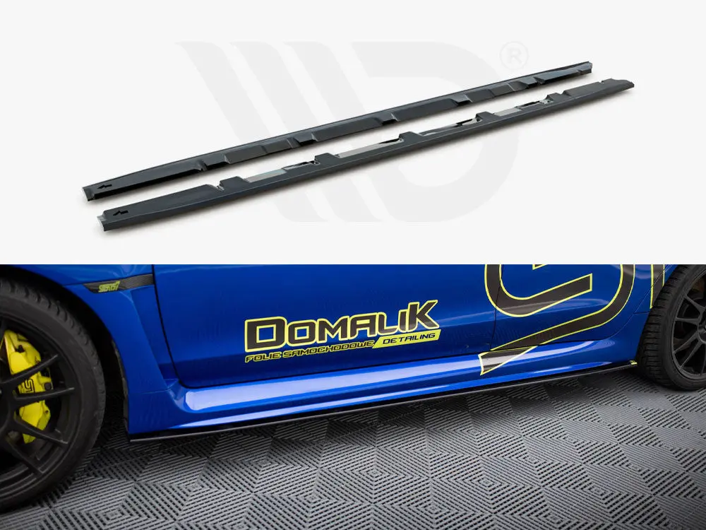 Maxton Design Side Skirts Diffusers V.2 Subaru Wrx Sti Mk1 1