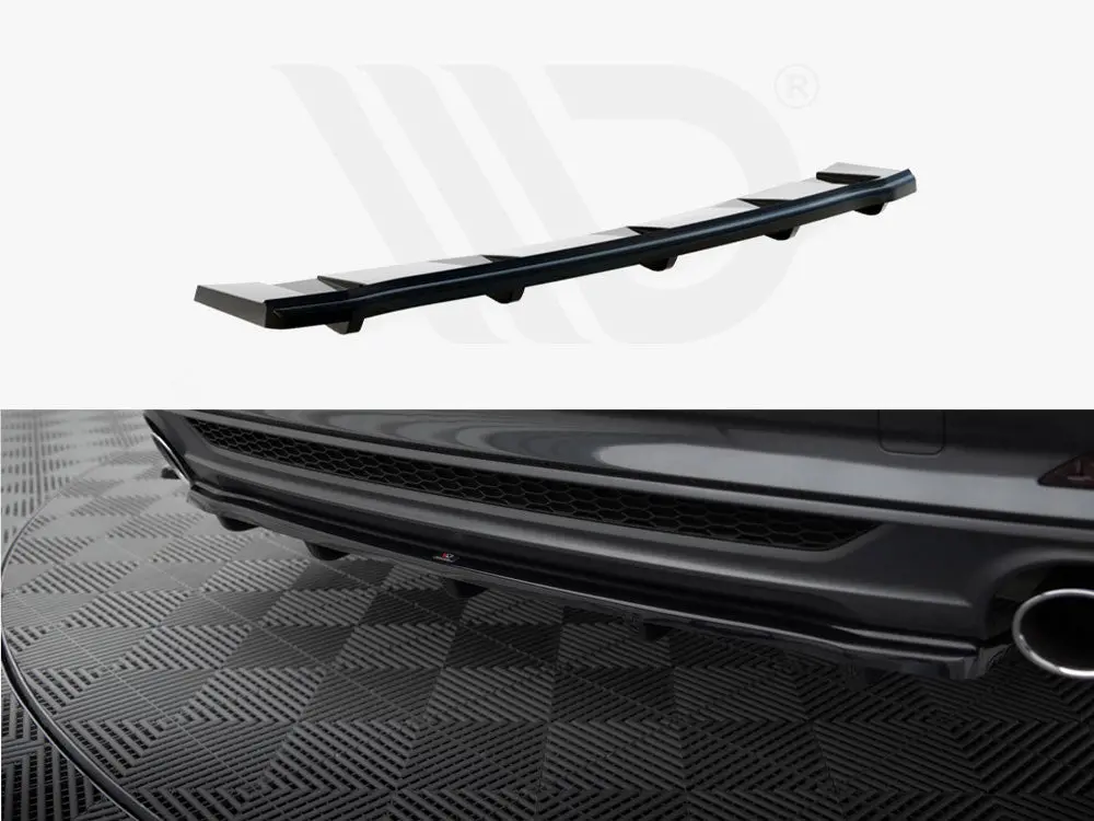 Central Rear Splitter (Vertical Bars) Audi A5 S-Line F5 Coupe / Sportback 1