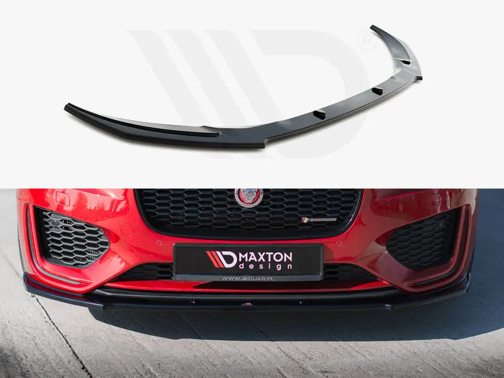 Maxton Design Front Splitter Jaguar Xe R-Dynamic X760 Facelift 1