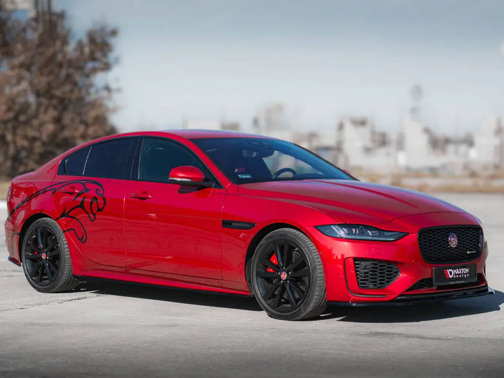 Maxton Design Side Skirts Diffusers Jaguar Xe R-Dynamic X760 Facelift 2