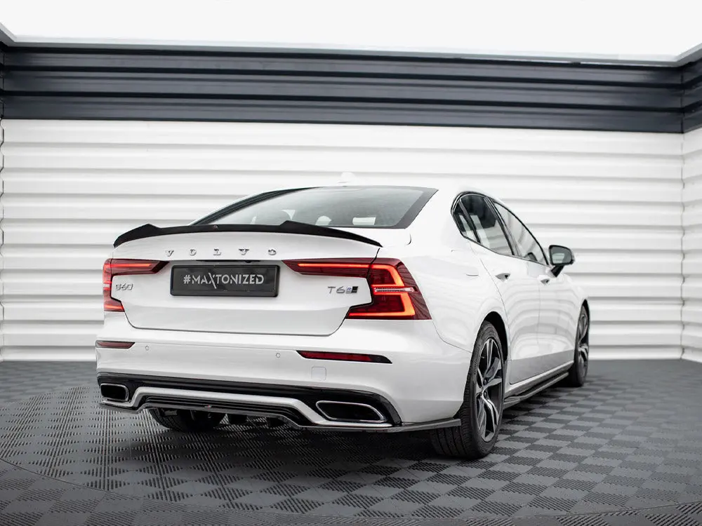 Maxton Design Central Rear Splitter (Vertical Bars) Volvo S60 / V60 R-Design Mk3 2