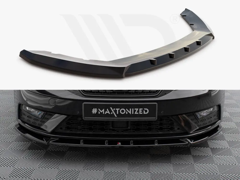 Maxton Design Front Splitter V.1 Seat Leon Mk3 Facelift 1