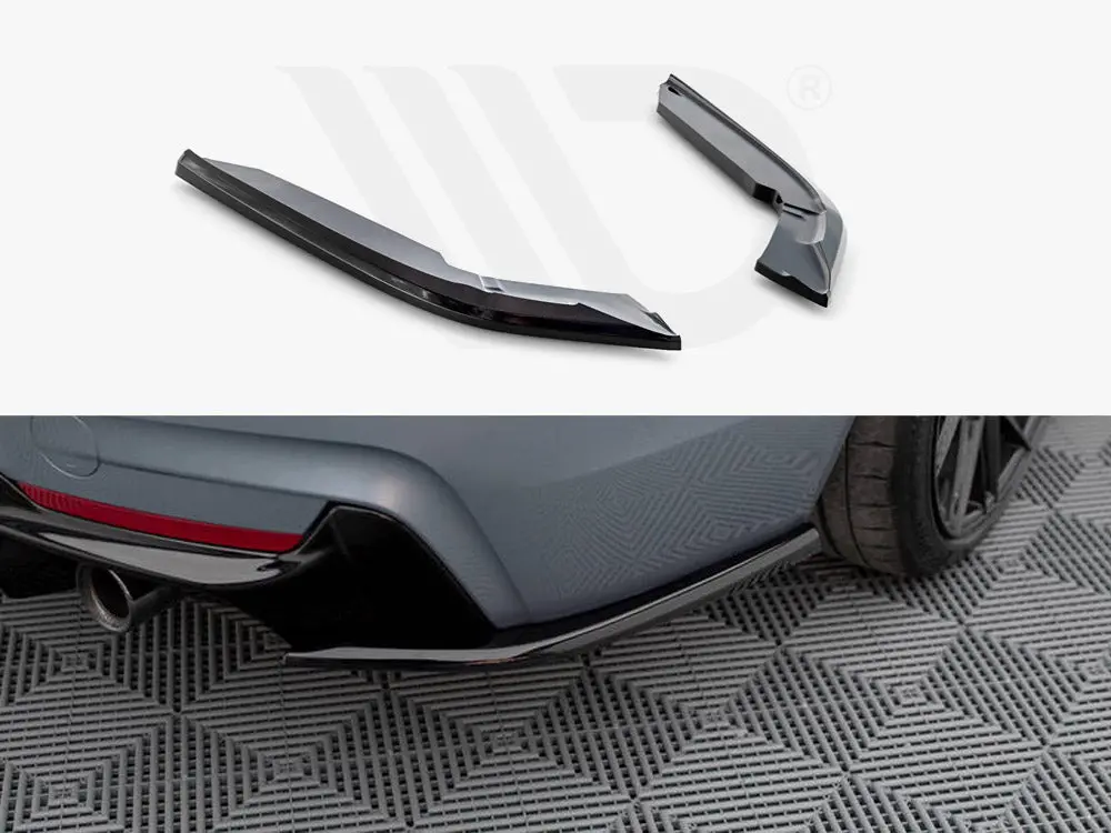 Maxton Design Rear Side Splitters V.4 Bmw 4 Coupe M-Pack F32 1