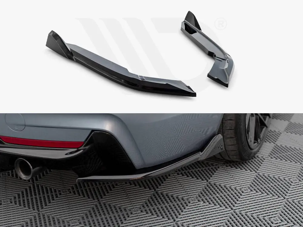 Maxton Design Rear Side Splitters V.5 Bmw 4 Coupe M-Pack F32 1