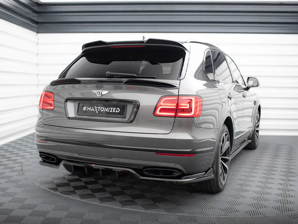 Maxton Design Central Rear Splitter (Vertical Bars) Bentley Bentayga Mk1 2