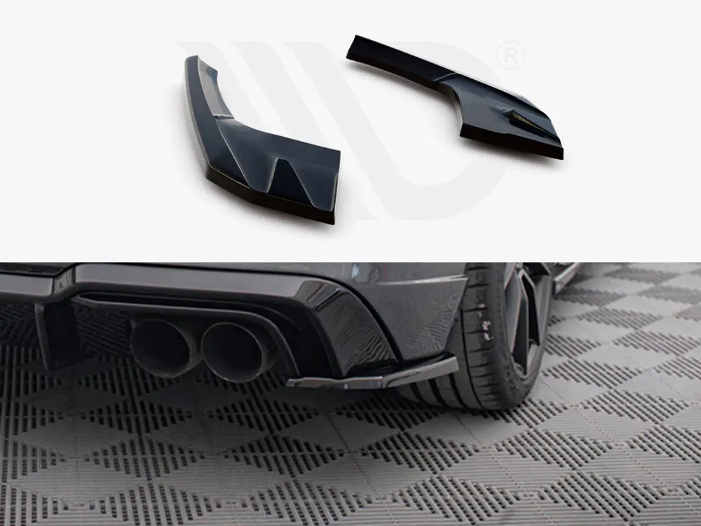 Maxton Design Rear Side Splitters V.2 Audi S3 / A3 S-Line Sportback 8V Facelift 1