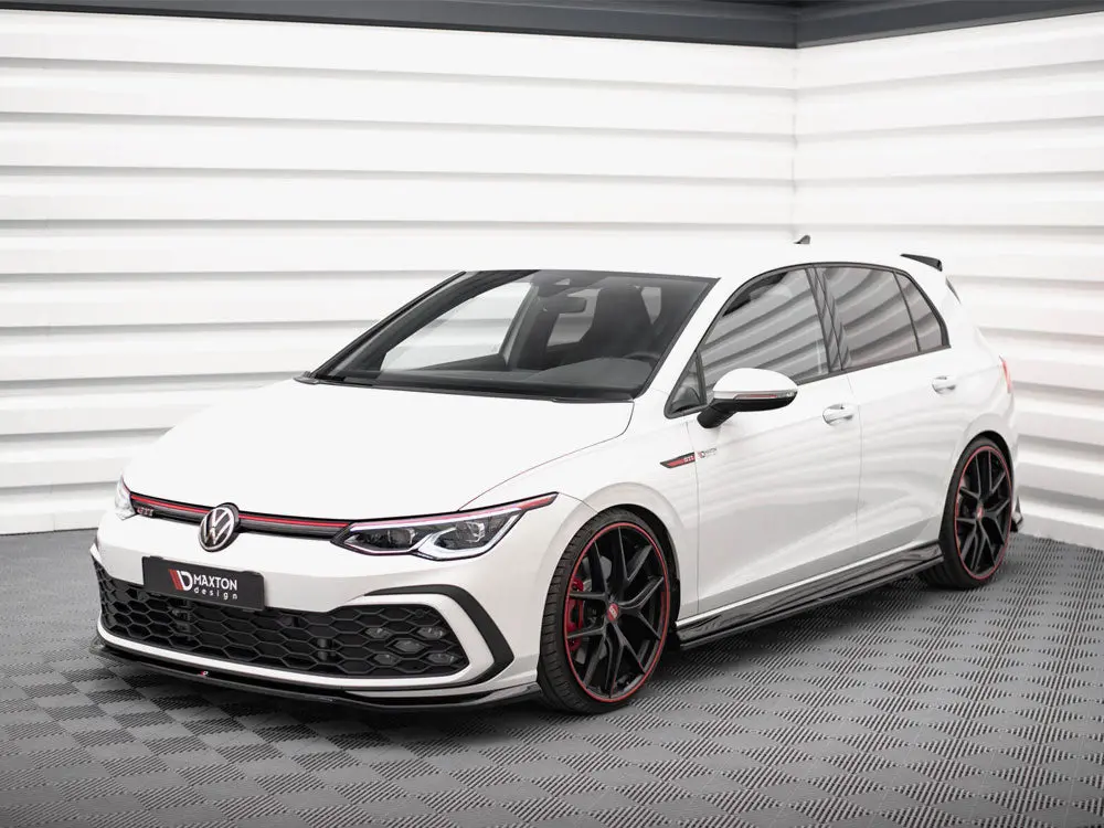 Maxton Design Side Skirts Diffusers Vw Golf Gti / Gti Clubsport / R-Line Mk8 2