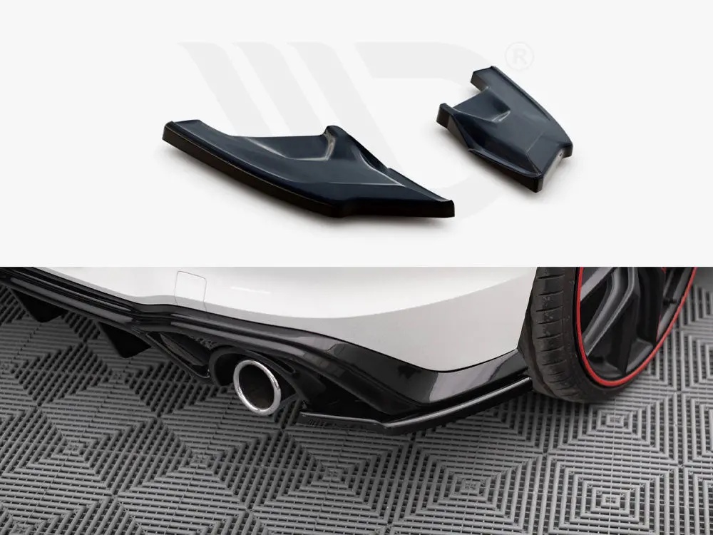 Maxton Design Rear Side Splitters V.3 Vw Golf Gti Mk8 1