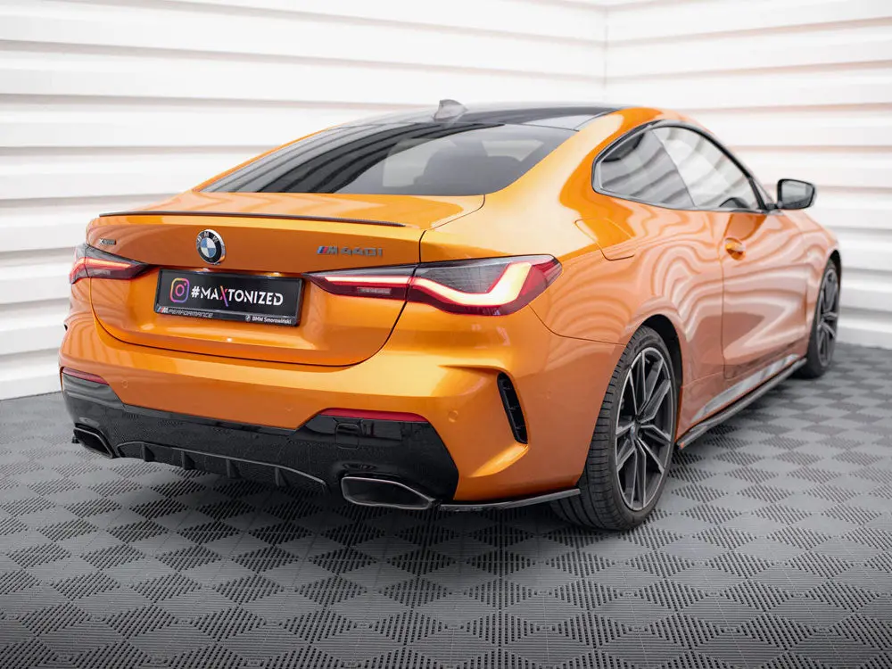 Maxton Design Rear Side Splitters V.1 Bmw 4 M440i G22 / G23 / G22 Facelift / G23 Facelift 2