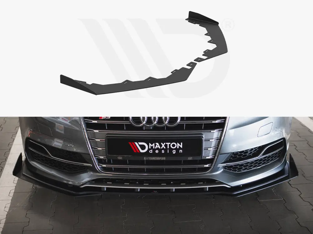 Maxton Design Front Flaps Audi S3 / A3 S-Line Sedan 8V 1