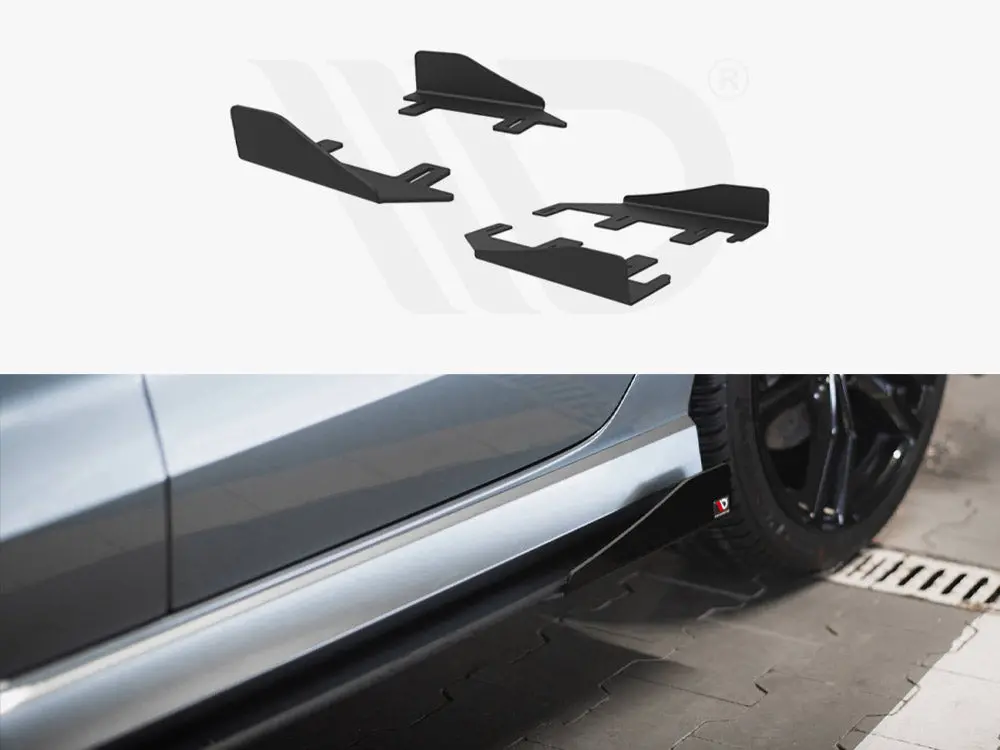 Maxton Design Side Flaps Audi S3 / A3 S-Line Sedan 8V 1