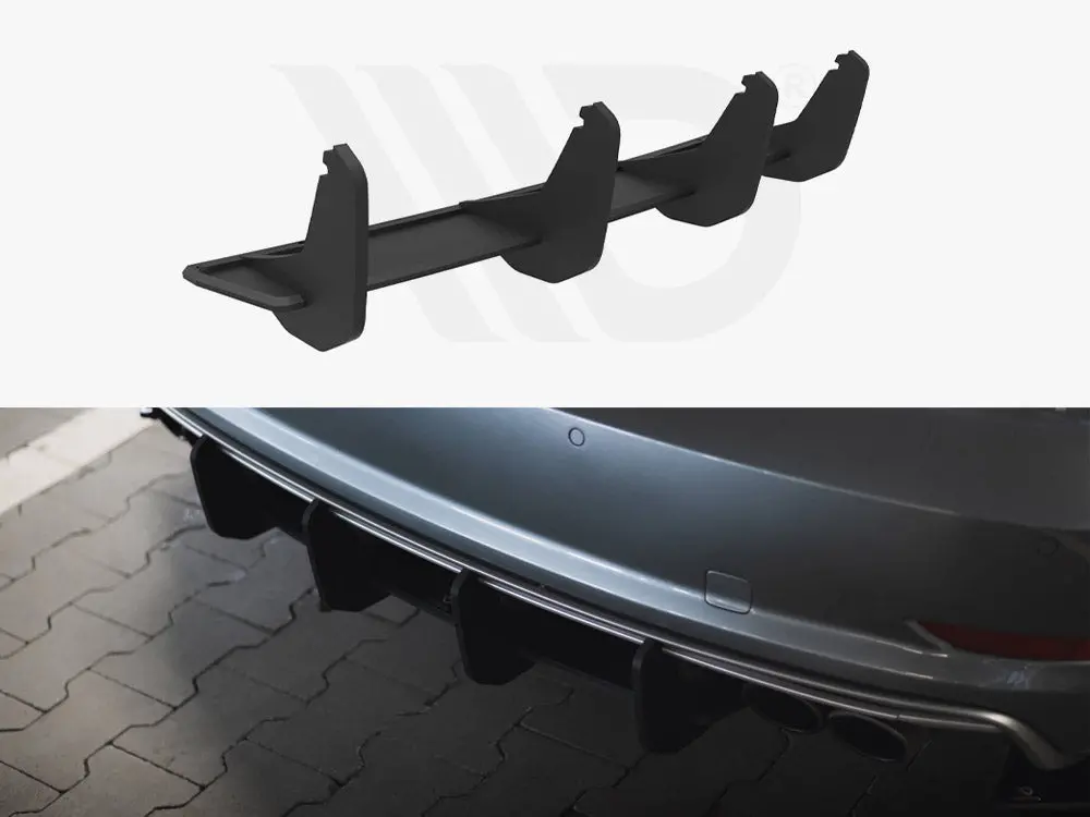Maxton Design Street Pro Rear Diffuser Audi S3 Sedan 8V 1