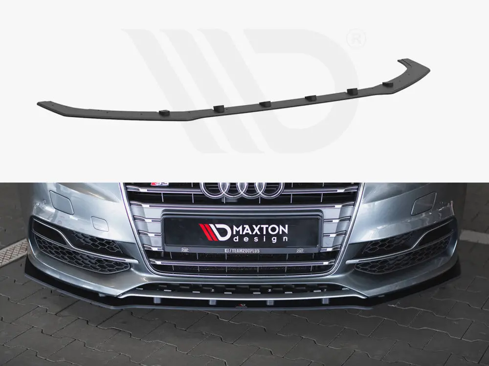 Maxton Design Street Pro Front Splitter Audi S3 / A3 S-Line Sedan 8V 1