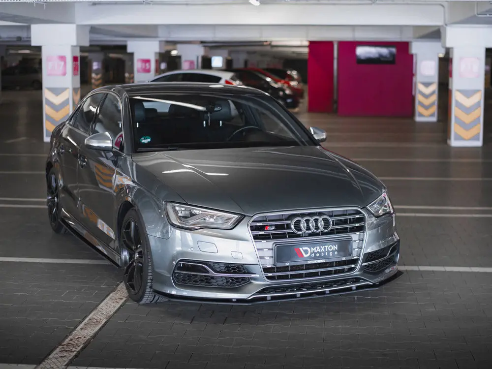 Maxton Design Street Pro Front Splitter Audi S3 / A3 S-Line Sedan 8V 2