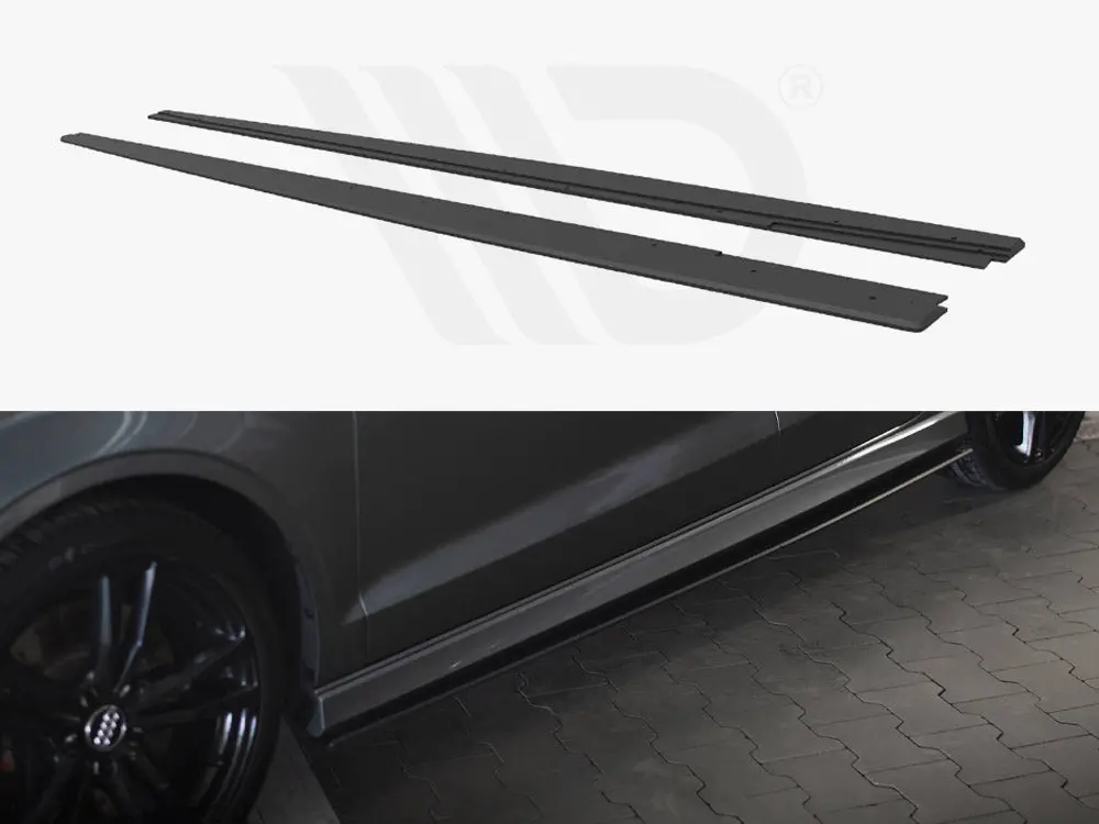 Maxton Design Street Pro Side Skirts Diffusers Audi S3 / A3 S-Line Sedan 8V 1