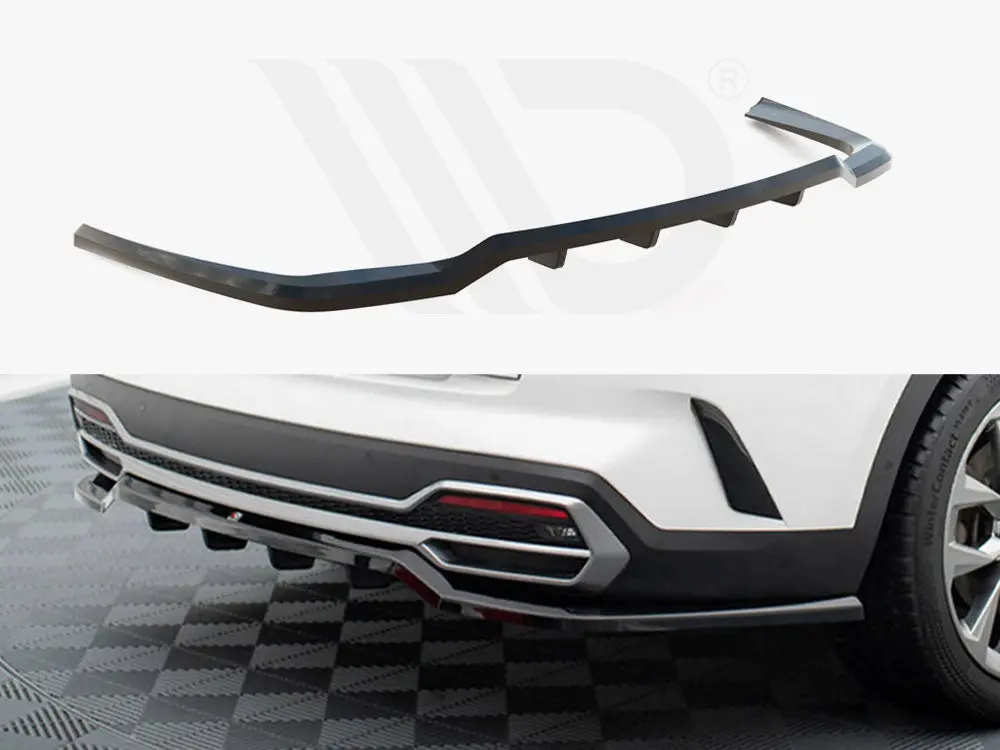 Maxton Design Central Rear Splitter (Vertical Bars) Kia Sorento Mk4 1