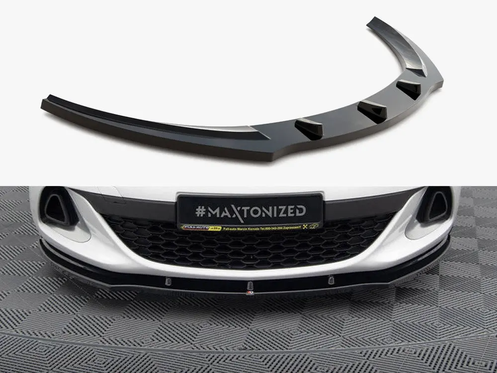 Maxton Design Front Splitter Opel Astra J Opc / Vxr V.1 1