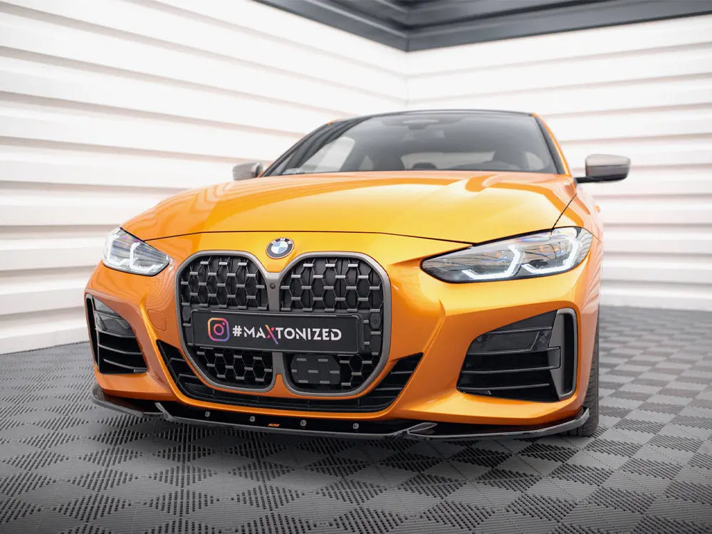 Maxton Design Front Splitter V.4 Bmw 4 M-Pack / M440i G22 / G23 / G22 Facelift / G23 Facelift 2