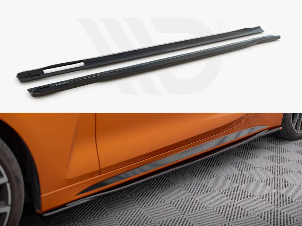 Maxton Design Side Skirts Diffusers V.3 Bmw 4 M-Pack / M440i G22 / G23 / G22 Facelift / G23 Facelift 1