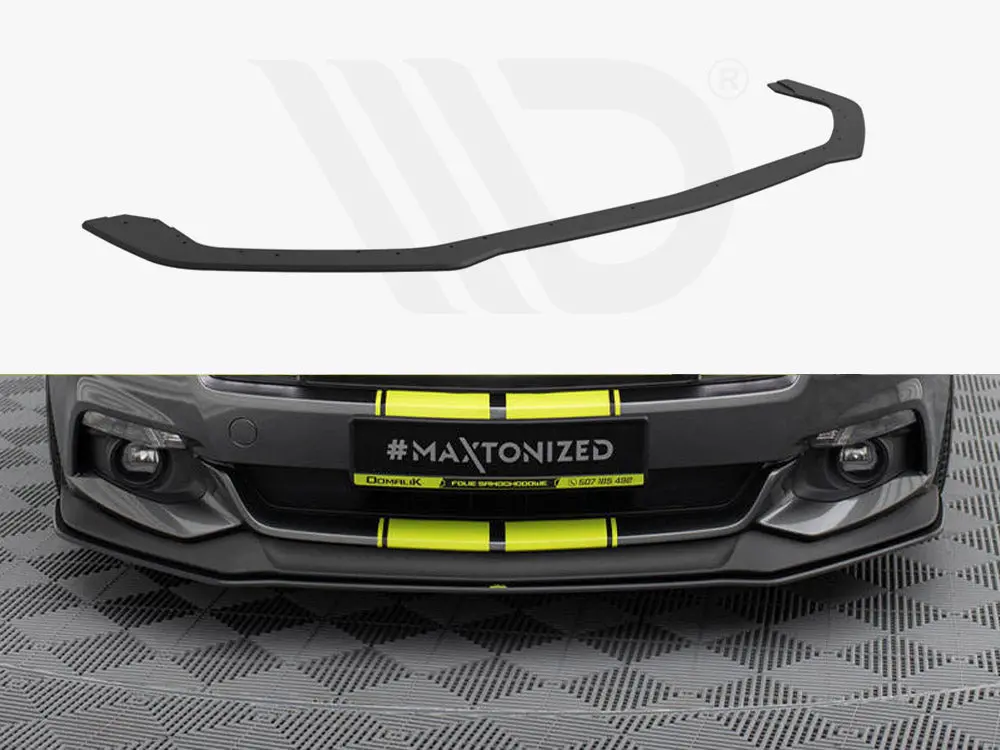 Maxton Design Street Pro Front Splitter Ford Mustang Gt Mk6 1