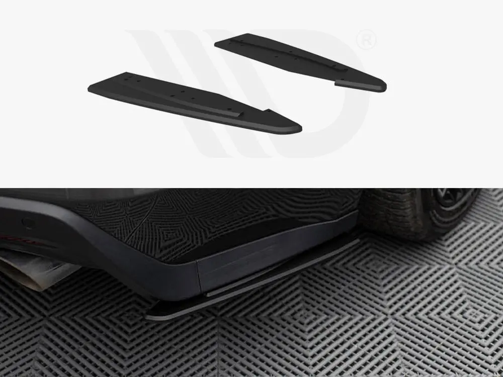 Maxton Design Street Pro Rear Side Splitters Ford Mustang Gt Mk6 1