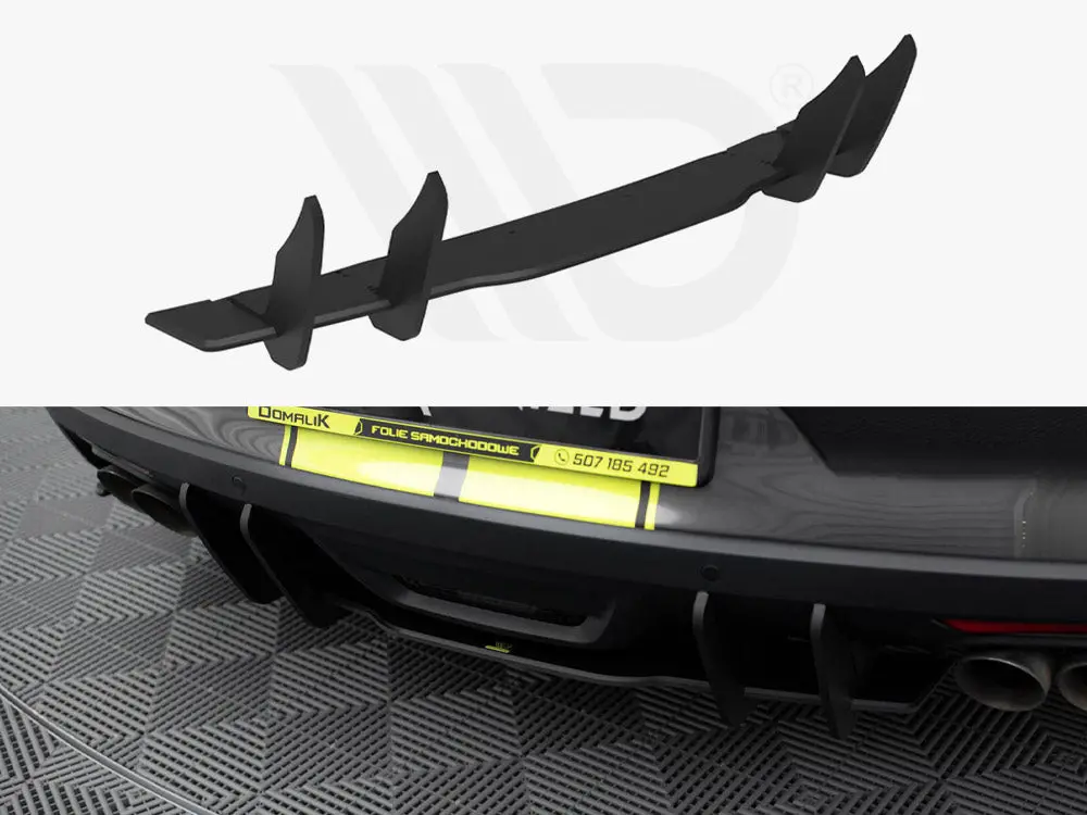 Maxton Design Street Pro Rear Diffuser Ford Mustang Gt Mk6 Roush Performance 1