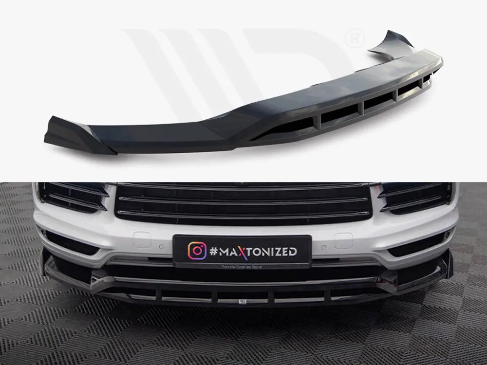 Maxton Design Front Splitter Porsche Cayenne Coupe Mk3 1