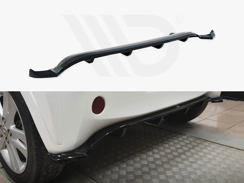 Maxton Design Central Rear Splitter (Vertical Bars) Toyota Iq 1